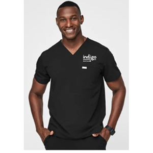 Indigo Figs® Leon Top - Black